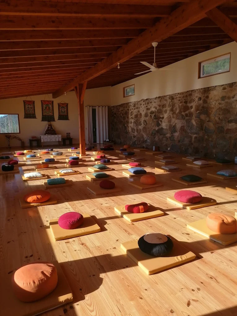 barca de madera con la bandera de Senegal | retiro para encontrarse con uno mismo | taller mindfulness online | yoga | coach nutricional | vanesa martin